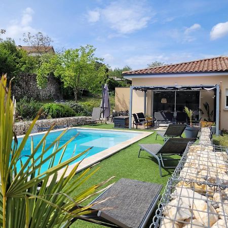 La Villa Des Papillons De Dugradus Aubenas Bagian luar foto